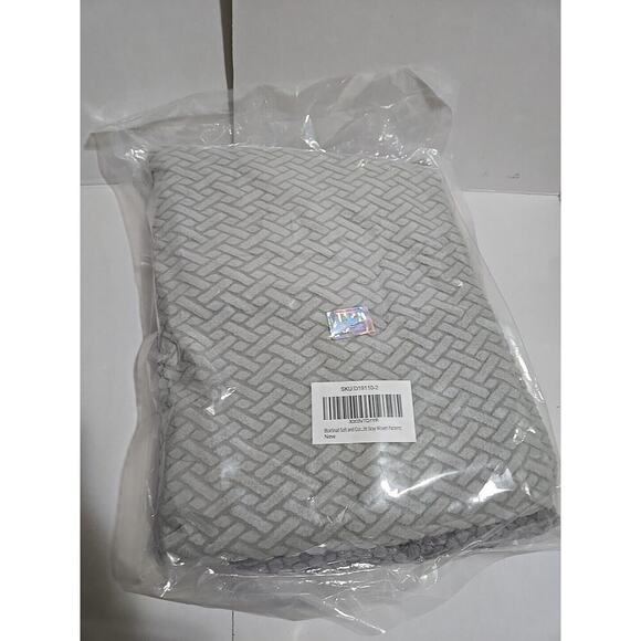 Blue Snail Baby Gray Textured Soft Changing Table Fitted Sheet Portable Stretchy - Picture 6 of 8